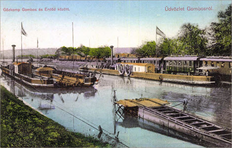 vozom preko Dunava, ali skelom