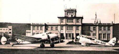 Aeroput, aerodrom Beograd 1938.