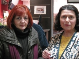 Radmila Lazić i Katalin Ladik